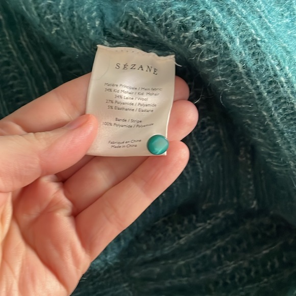 Sezane Alyssa cardigan green XS - Picture 9 of 10